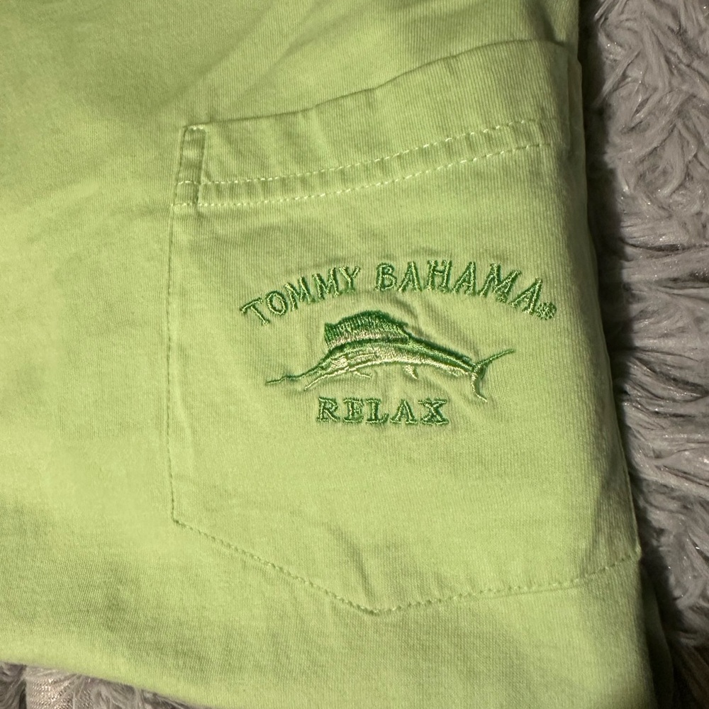 Tommy Bahama Light Green Short Sleeve Tee